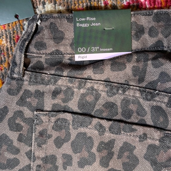 Wild Fable Leopard / Cheetah Print Pants Low Rise Baggy Jeans - Picture 7 of 7